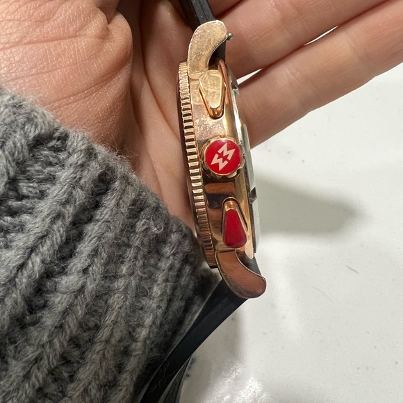 **RARE** Michele Rosegold Watch with diamonds - Picture 10 of 14